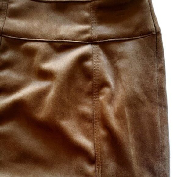 So Soft Brown Mini Skirt - Picture 3 of 4